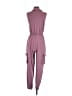 BKE Solid Purple Jumpsuit Size S - photo 2