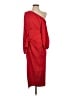 Shein 100% Polyester Red Cocktail Dress Size 4 - photo 1