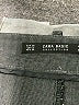 Zara Basic Chevron-herringbone Gray Dress Pants Size 4 - photo 7
