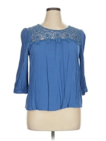 Figueroa & Flower 3/4 Sleeve Blouse (view 1)
