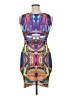 Topia Graphic Blue Cocktail Dress Size XL - photo 2
