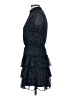 Crystal Doll 100% Polyester Polka Dots Blue Cocktail Dress Size XS - photo 5