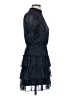 Crystal Doll 100% Polyester Polka Dots Blue Cocktail Dress Size XS - photo 4