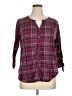 iB Diffusion Burgundy Casual Dress Size XL - photo 1