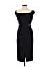 Aqua Solid Black Cocktail Dress Size 10 - photo 2