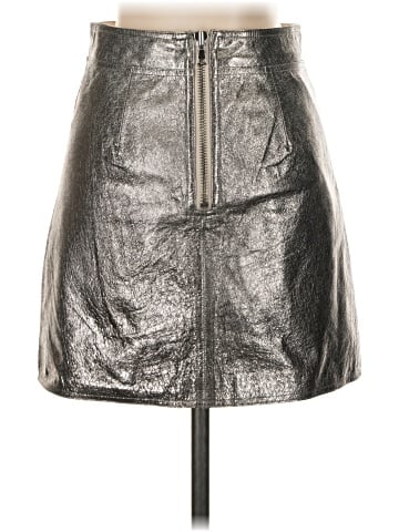 Robert Rodriguez Leather Skirt (view 2)