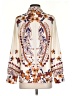 Shein Paisley Ivory Long Sleeve Blouse Size 4 - photo 2