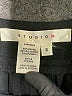 Studio M Solid Black Casual Dress Size S - photo 7