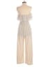 Shein Stripes Ivory Jumpsuit Size 2 - photo 2
