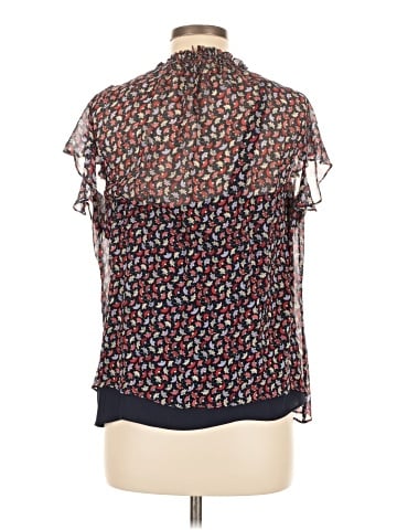 Shoshanna Short Sleeve Silk Top (view 2)