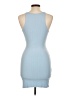 Love Tree Solid Blue Cocktail Dress Size L - photo 2