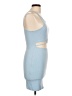Love Tree Solid Blue Cocktail Dress Size L - photo 4