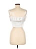 Little Moon 100% Elastic Silver Sleeveless Blouse Size L - photo 2