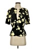 Open Edit 100% Polyester Black Short Sleeve Blouse Size XS - photo 1