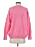 Vince Camuto Solid Pink Pullover Sweater Size S - photo 2