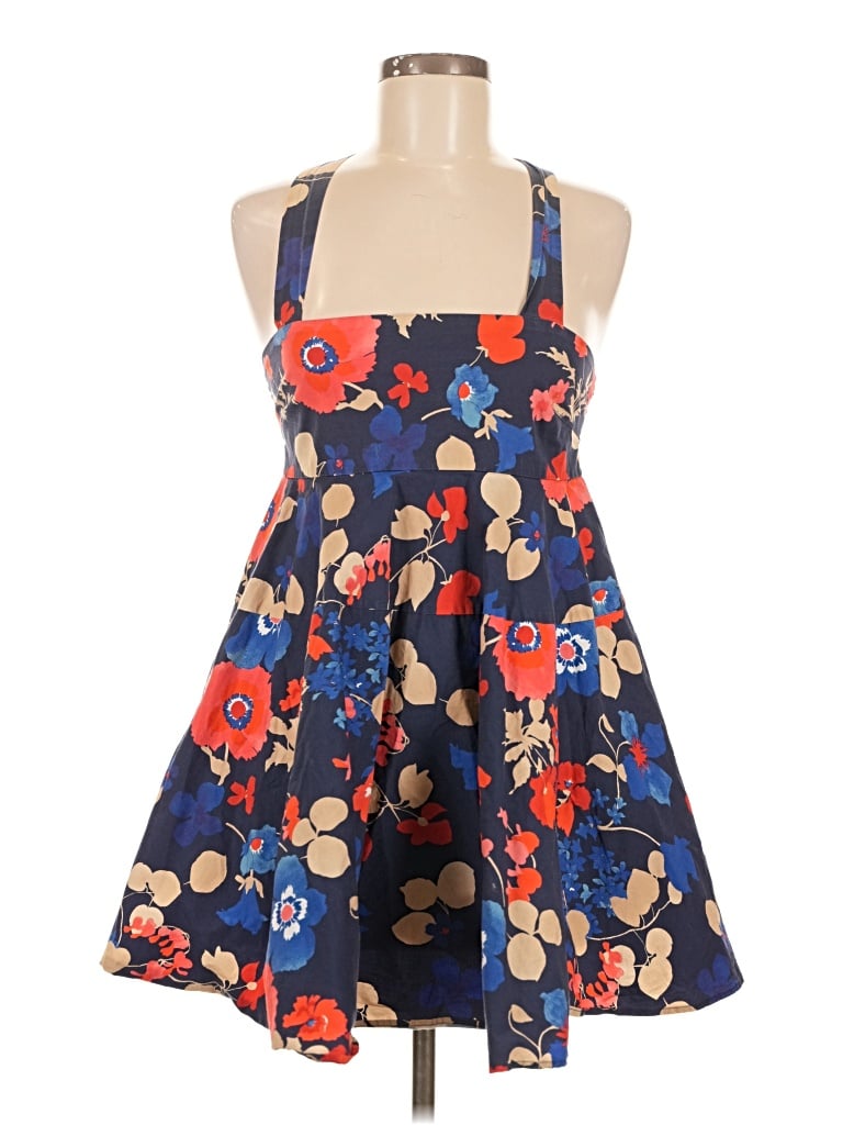 Pre-owned Peter Som Collective Cocktail Dress In Blue