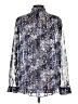 Simply Vera Vera Wang 100% Polyester Silver Long Sleeve Blouse Size L - photo 2