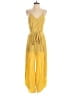 Elings 100% Viscose Solid Yellow Jumpsuit Size S (estimated) - photo 1