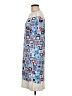 J. McLaughlin Graphic Blue Casual Dress Size M - photo 5