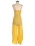 Elings 100% Viscose Solid Yellow Jumpsuit Size S (estimated) - photo 2