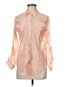 Chico's Orange Pink Long Sleeve Button-Down Shirt Size M (estimated) - photo 1