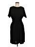 Unbranded 100% Polyester Solid Black Casual Dress Size M - photo 1