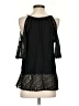 Heartloom 100% Rayon Black 3/4 Sleeve Blouse Size S - photo 2
