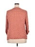 Papermoon 100% Rayon Red 3/4 Sleeve Blouse Size 2X - photo 2