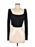 Louna Black Long Sleeve Top Size L - photo 1