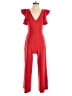 RACHEL Rachel Roy Solid Red Jumpsuit Size S - photo 1