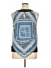 AB Studio 100% Polyester Blue Sleeveless Blouse Size XL - photo 2