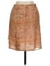Joan & David 100% Polyester Paisley Tan Casual Skirt Size 8 - photo 2