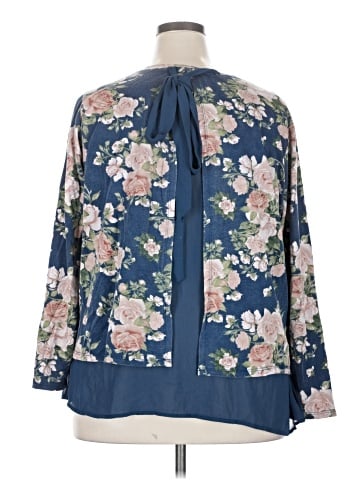 B Collection by Bobeau Long Sleeve Blouse (view 2)