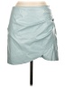 Alya Solid Teal Casual Skirt Size L - photo 1
