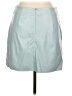 Alya Solid Teal Casual Skirt Size L - photo 2