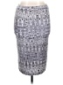 Matty M Graphic Silver Casual Skirt Size XL - photo 1