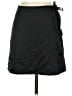 iris 100% Polyester Solid Black Casual Skirt Size S - photo 1