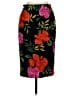Express Floral Black Formal Skirt Size 6 - photo 1