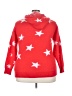 Shein Curve 100% Polyester Stars Red Pullover Sweater Size 3X - photo 2