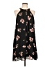 CeCe 100% Polyester Floral Black Casual Dress Size 12 - photo 1