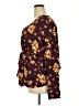 Gibson 100% Polyester Burgundy Long Sleeve Blouse Size 3X - photo 5