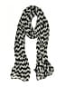 Printed Village 100% Polyester Chevron-herringbone Black Scarf One size - photo 1