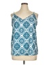 Tecrew 100% Polyester Teal Sleeveless Top Size XL - photo 1