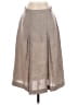 Assorted Brands 100% Polyester Solid Tan Casual Skirt Size 14 - photo 1