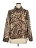 Bailey 44 Animal Print Brown Long Sleeve Blouse Size XL - photo 1