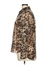 Bailey 44 Animal Print Brown Long Sleeve Blouse Size XL - photo 5