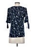 CeCe Blue 3/4 Sleeve Blouse Size XS - photo 2