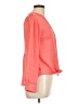 Candie's 100% Polyester Orange Long Sleeve Blouse Size L - photo 4