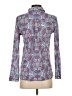 Talbots 100% Cotton Paisley Blue Long Sleeve Blouse Size XS - photo 2