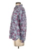 Talbots 100% Cotton Paisley Blue Long Sleeve Blouse Size XS - photo 5